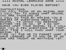 Running screen