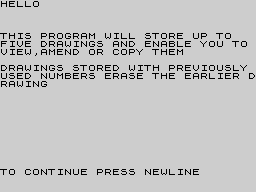 Running screen