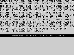 Running screen