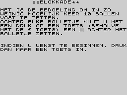 Running screen
