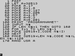 Running screen