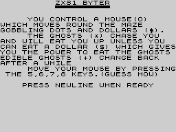 Running screen