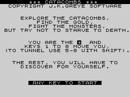 Opening screen