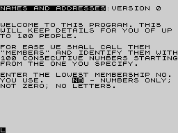 Running screen