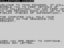Running screen