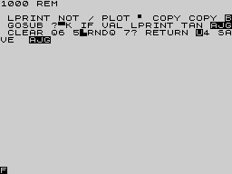 Running screen