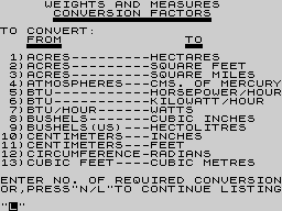 Running screen