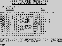 Running screen