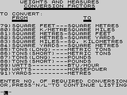 Running screen