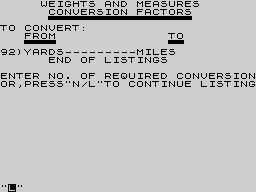Running screen