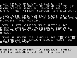 Running screen