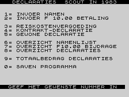 Running screen