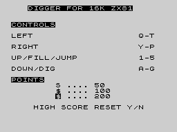 Opening screen