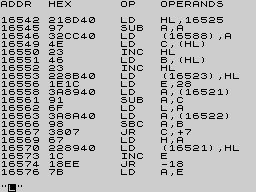 Running screen