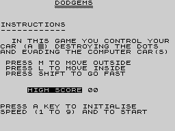 Running screen