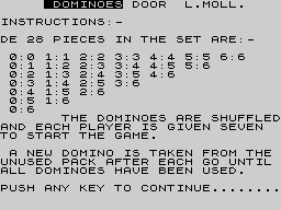 Running screen