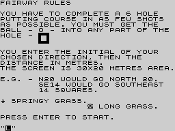 Running screen