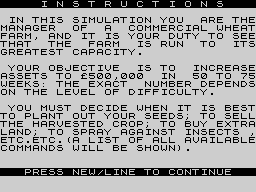 Running screen
