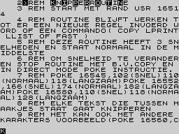 Running screen