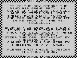 Running screen