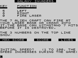 Running screen