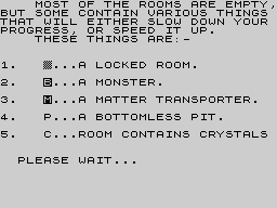 Running screen