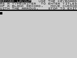 Running screen