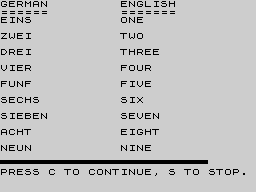 Running screen