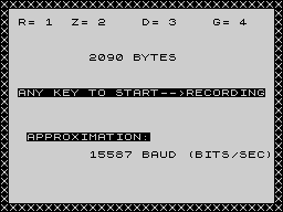 Running screen