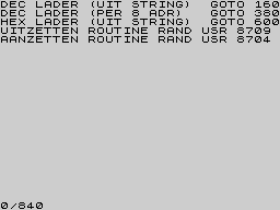 Running screen