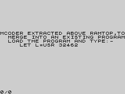 Running screen