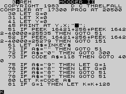 Running screen