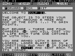 Opening screen