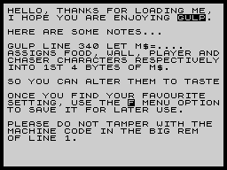 Running screen