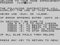 Running screen