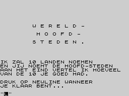 Running screen