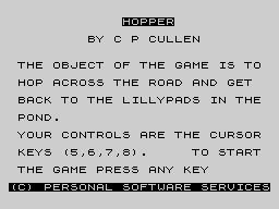 Running screen