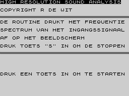 Running screen
