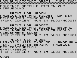 Running screen