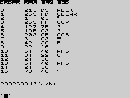 Running screen