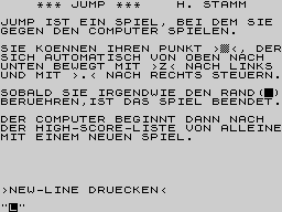 Running screen