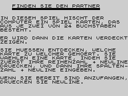 Running screen