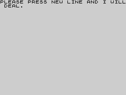 Running screen