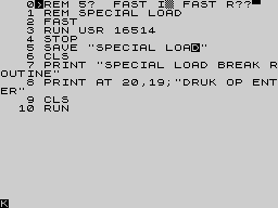 Running screen