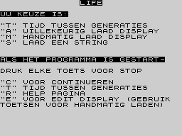 Running screen