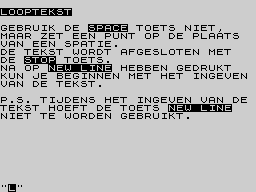 Running screen