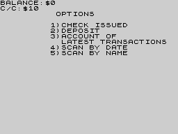Running screen