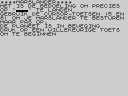 Running screen