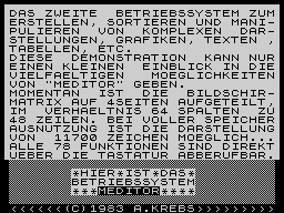Running screen