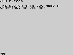 Running screen